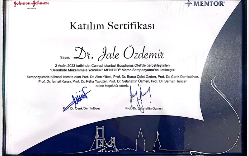 Mentor Meme Sempozyumu Katılım Sertifikası