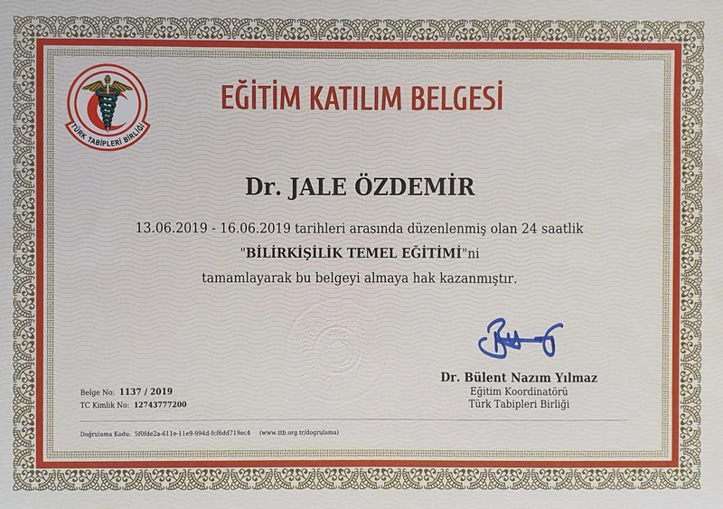 Endoskopik Burun Estetiği Eğitimi Sertifikası