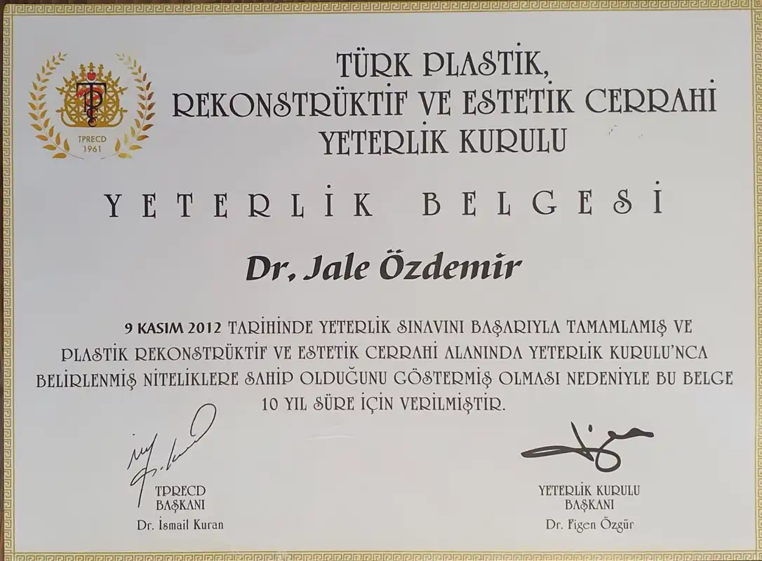 Estetik Cerrahi Uzmanlık Sertifikası – Kocaeli Üniversitesi