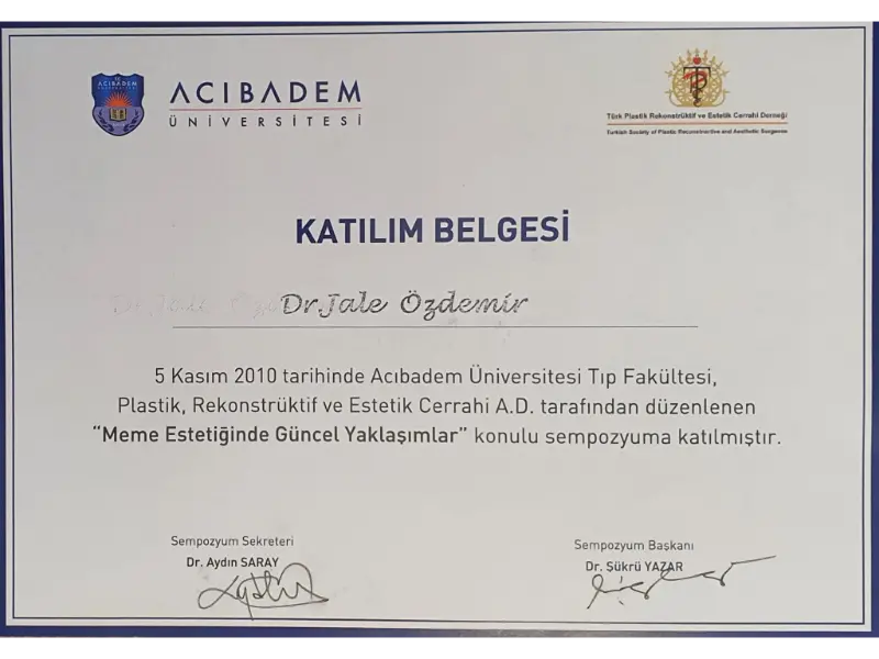 Kardiyopulmoner Resüsitasyon (CPR) Eğitimi Sertifikası